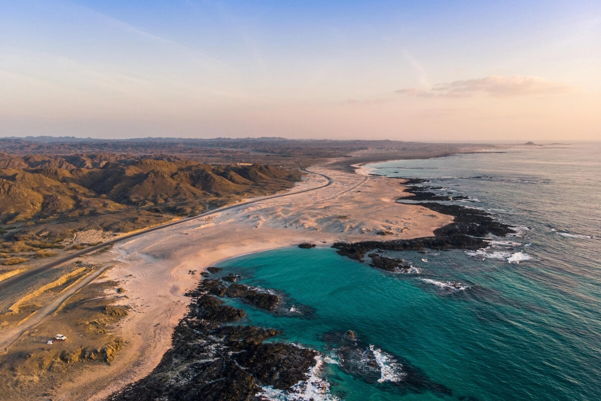 Al Mughsail Beach - Best beach for Luxury Oman Tours