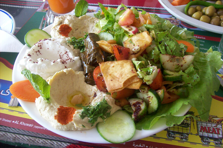 Vegetarian Food in Oman for Burmese